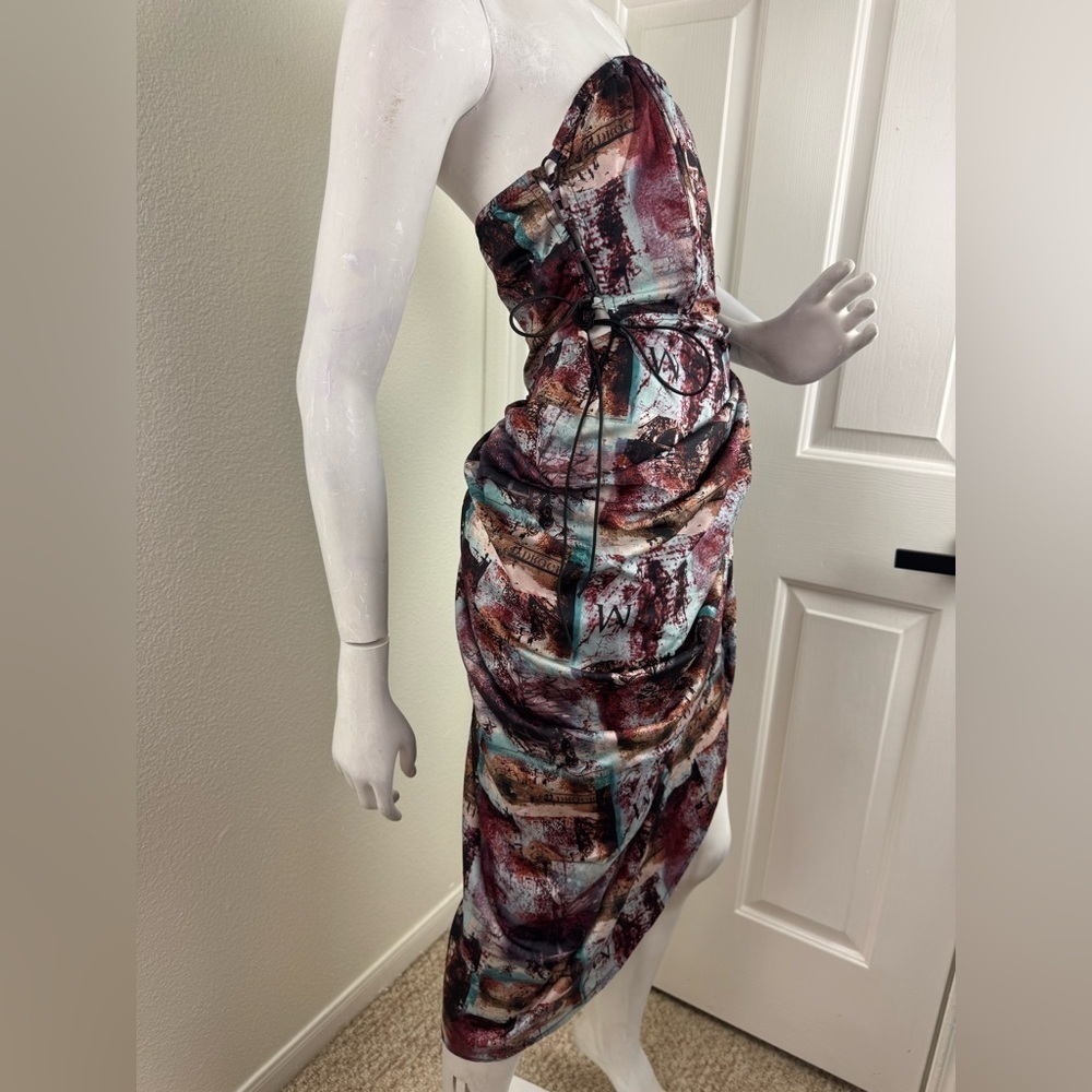 Pretty Little Thing Abstract Print Women's Dress Size 8. B14 - Picture 5 of 16
